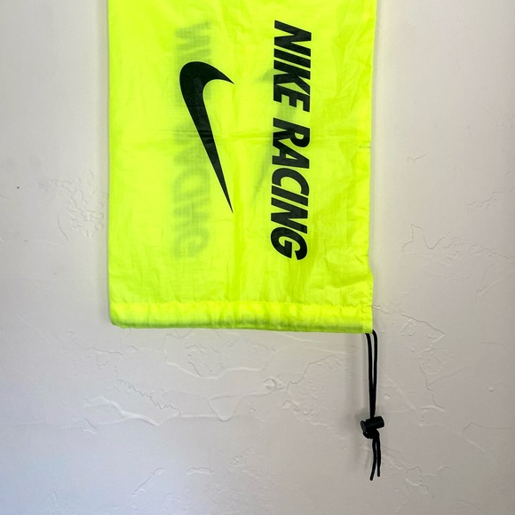 Nike Racing Neon Yellow Drawstring Bag - Picture 3 of 3